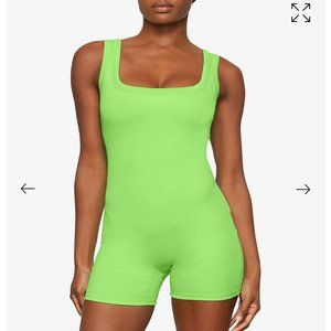 SKIMS Plus Size Neon Cotton Rib Onsie